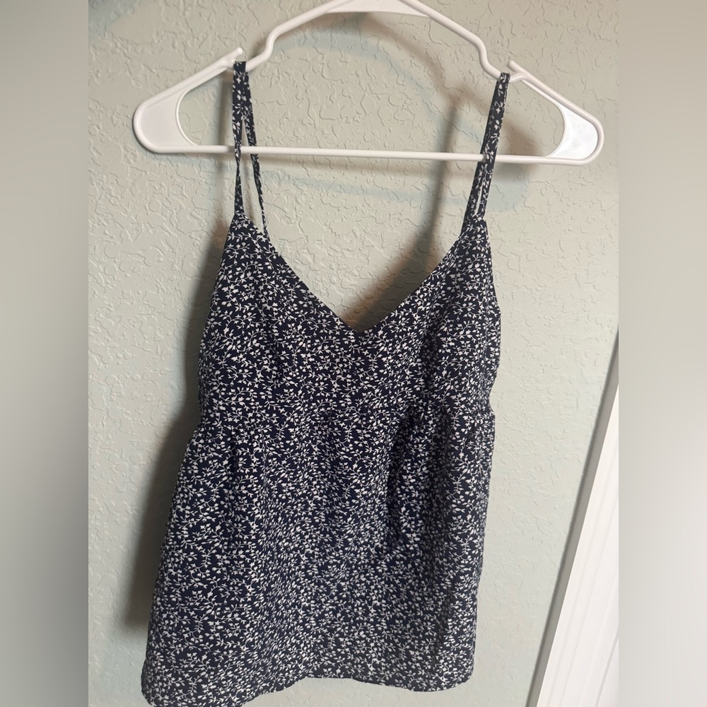 SHEIN Navy Floral Camisole